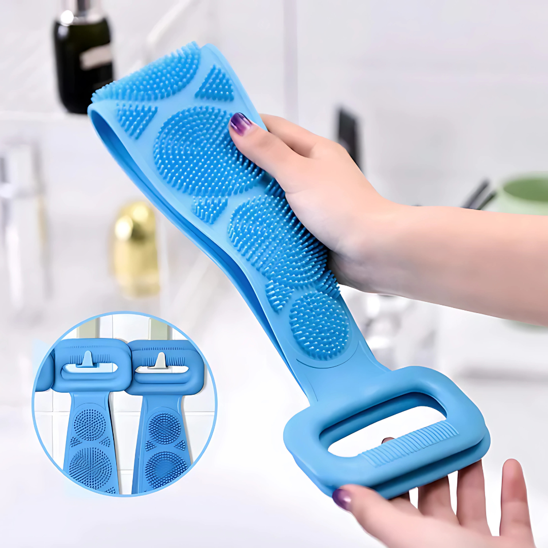 Cepillo de Silicona – Limpieza profunda y masaje en cada ducha