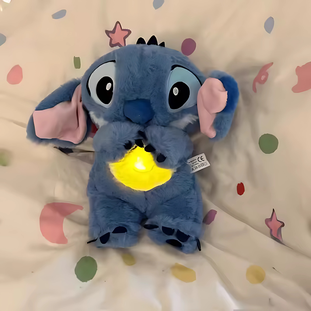 PELUCHE STITCH RELAX – Respiración guiada para dormir mejor y relajarte
