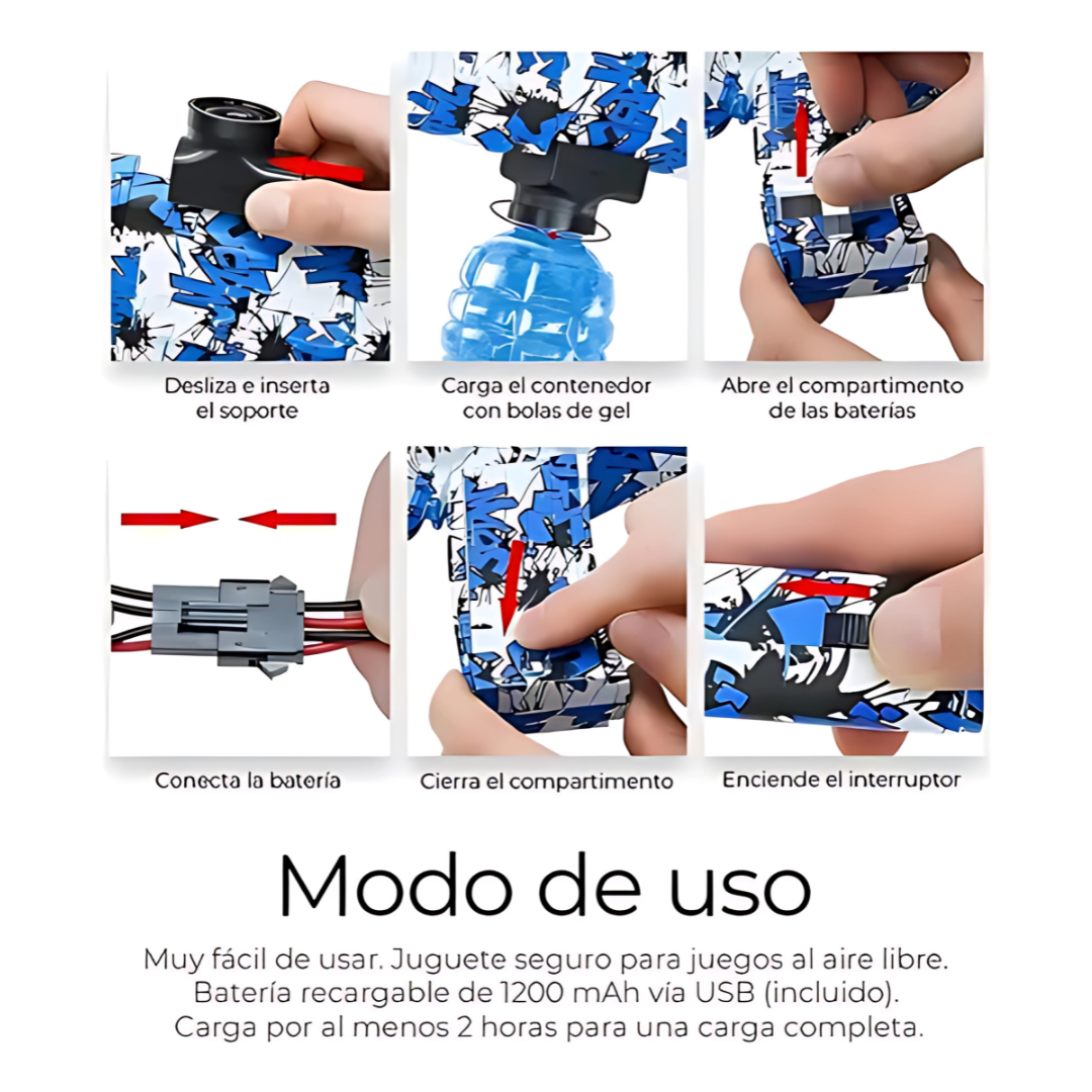 RIFLE DE AIRSOFT ULTIMATE STORM AK47 – Diversión sin límites para juegos de combate realistas
