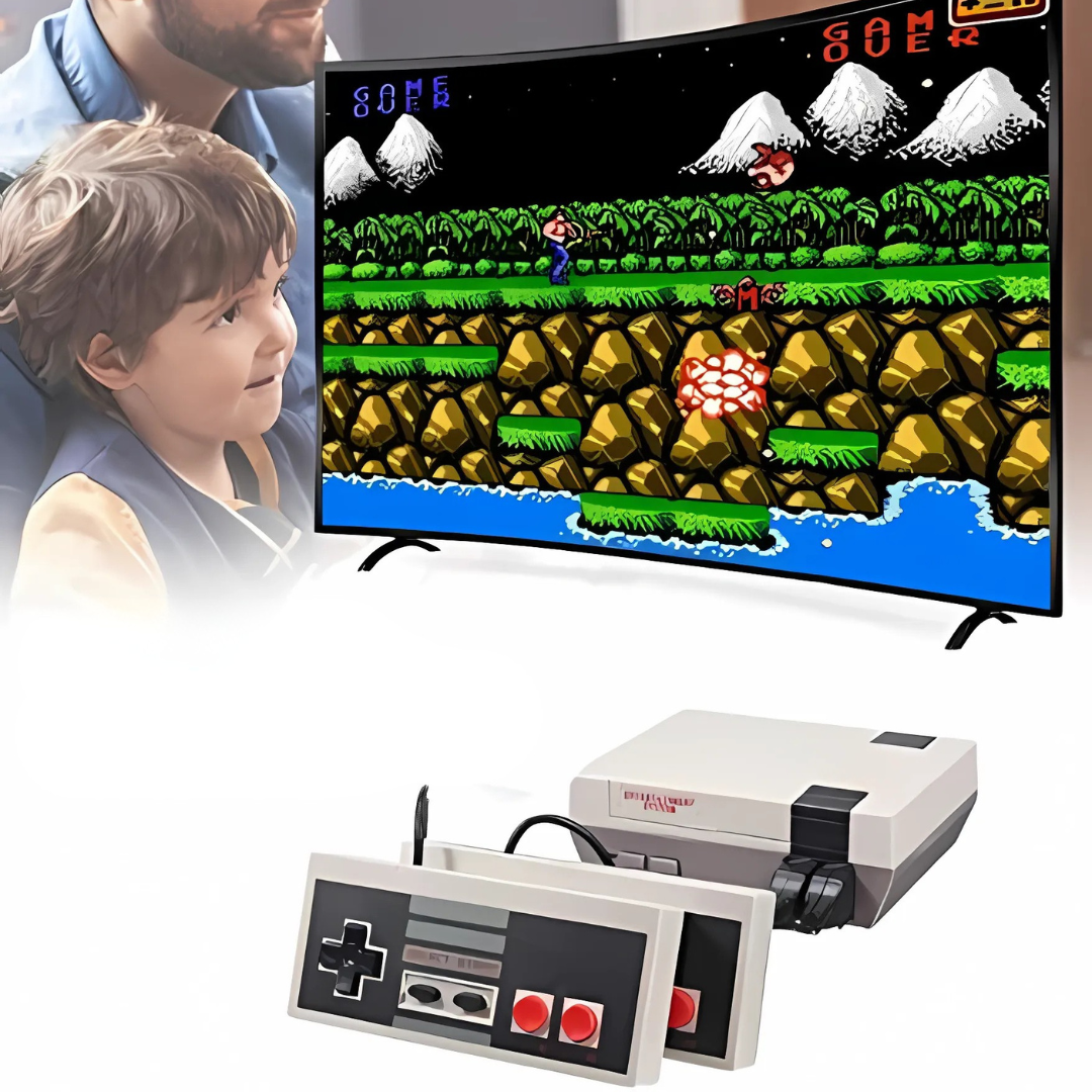 Mini Consola NostalGear - 620 juegos, infinitos recuerdos: la consola que une generaciones.