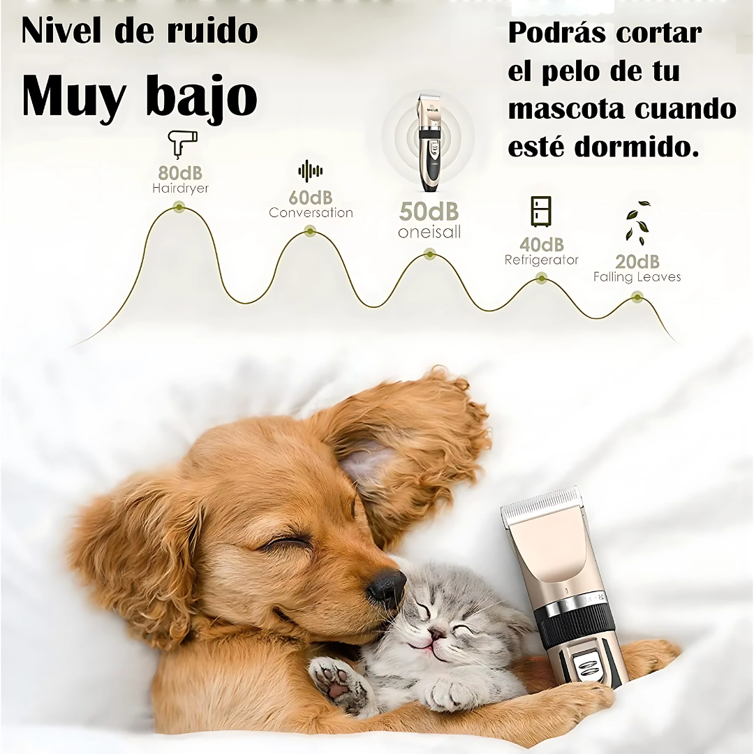 KIT DE CORTE PARA MASCOTAS HAPPY – Corte silencioso y preciso en casa