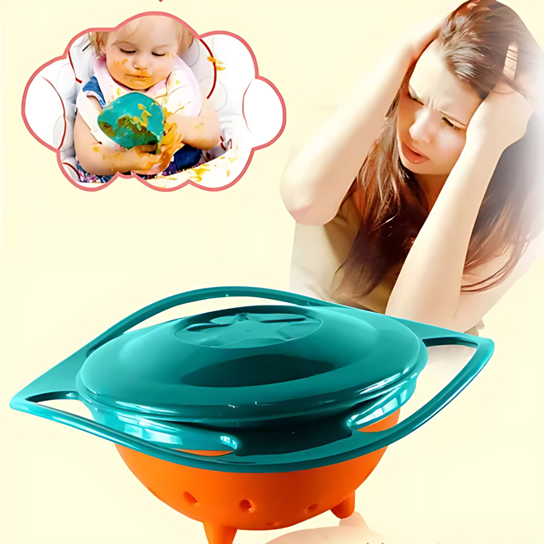 Tazón Antiderrame para Niños – Comen sin ensuciar, juegan sin derramar