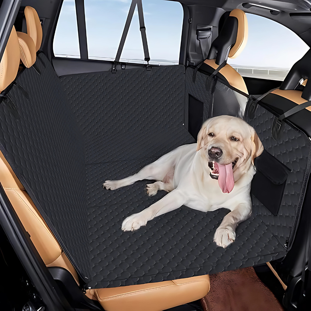 CAPA PROTECTOR DE AUTO – Viajes cómodos y seguros con tu mascota