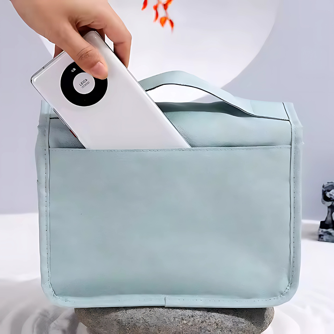 COSMETIQUERA TOKIO VISIBLE GRIS – Orden, estilo y visibilidad para tu maquillaje