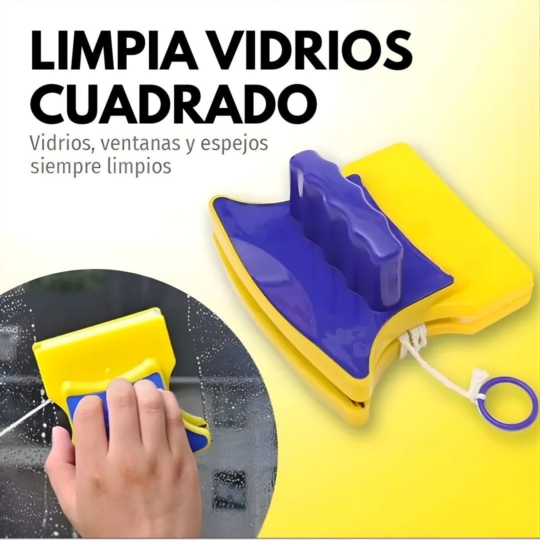 LIMPIA VIDRIOS CUADRADO – Ventanas impecables sin esfuerzo y en menos tiempo