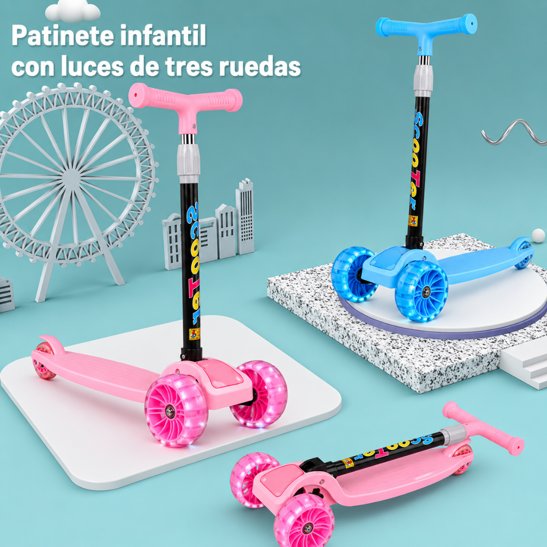 MONOPATÍN AJUSTABLE — La diversión al aire libre que aleja a los niños de las pantallas y los pone a moverse
