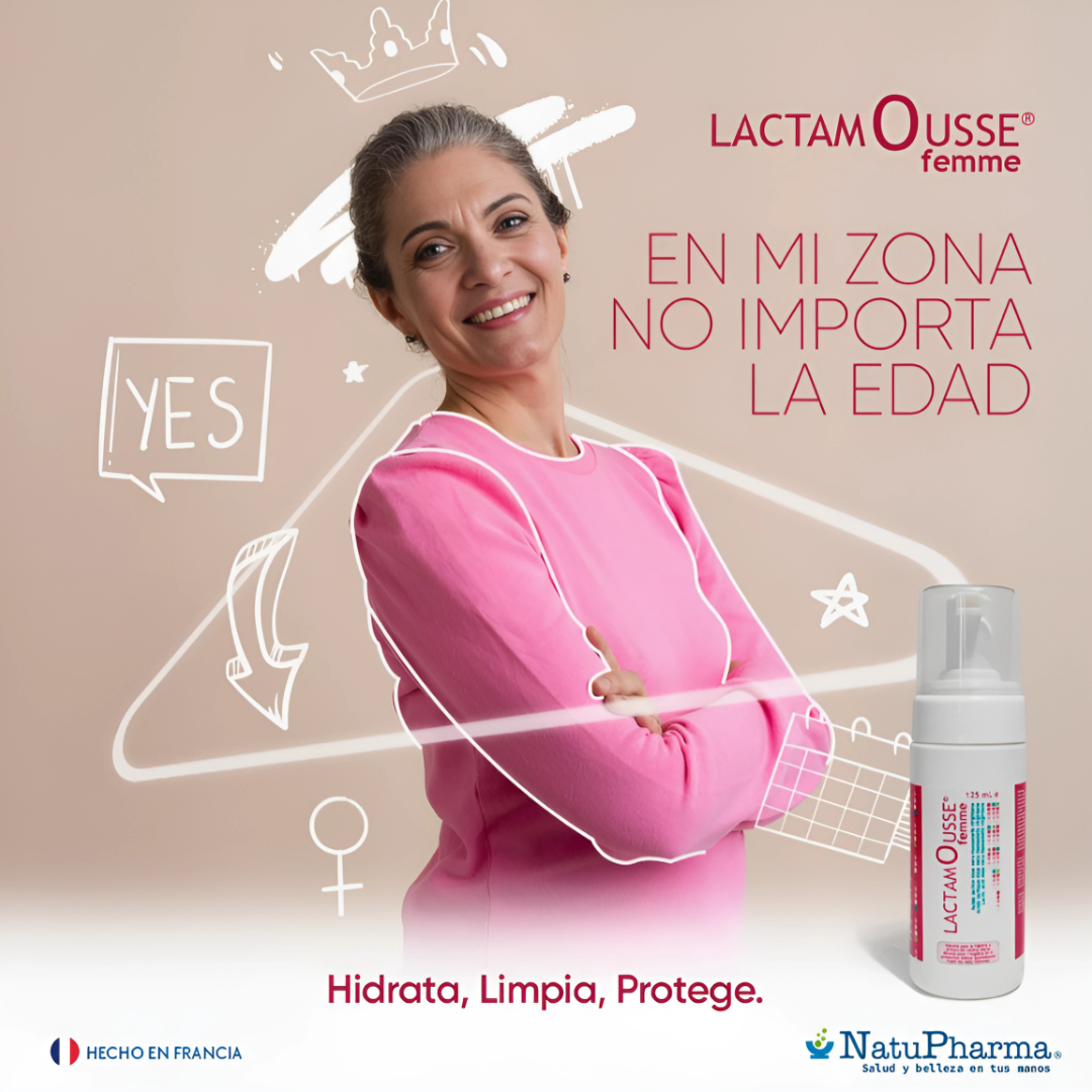 LACTAMOUSSE FEMME ESPUMA DE HIGIENE ÍNTIMA – Frescura y protección delicada todos los días