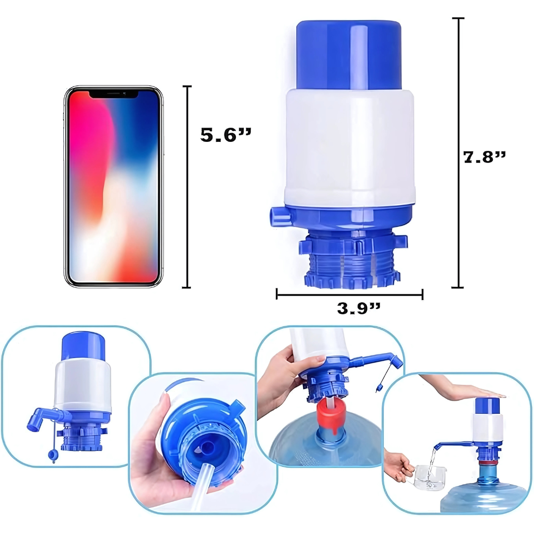 BOMBA MANUAL PARA GARRAFONES – Agua fresca al instante sin esfuerzo