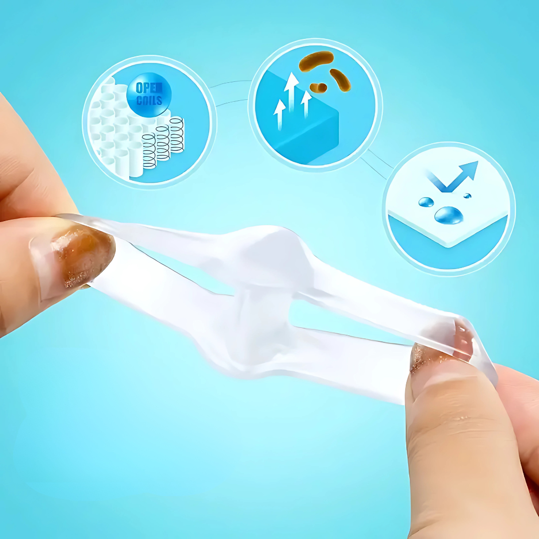 Separador y Protector para Dedos Diseñado en Gel Polímero Universal – Comodidad y alivio en cada paso