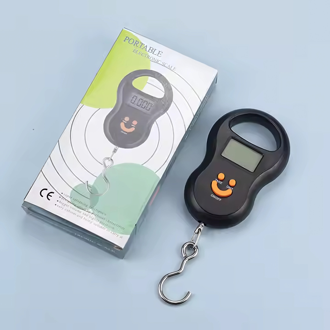 BÁSCULA PORTÁTIL ELÉCTRICA – Pesa con precisión en cualquier lugar y momento