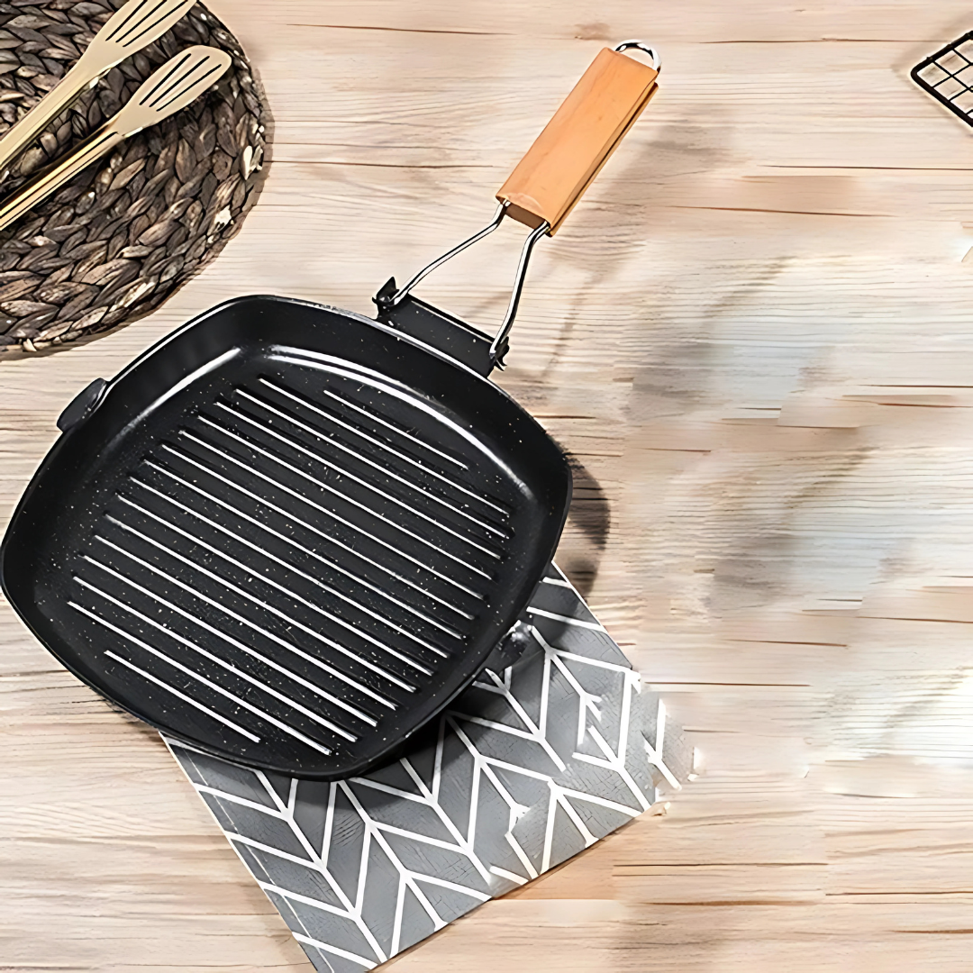GRILL NON STICK – Cocina fácil, sin grasa y sin que nada se pegue