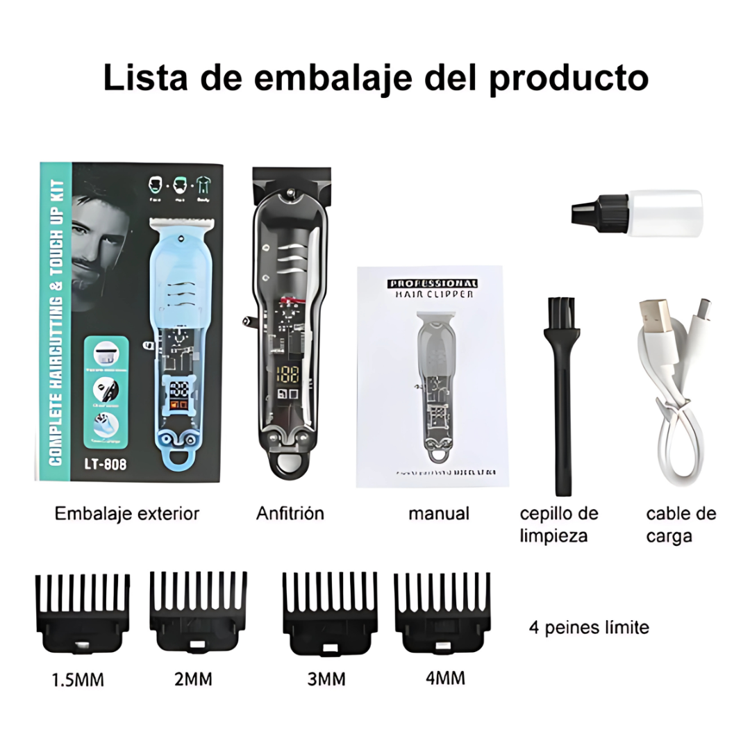 CORTADORA DE BARBA PROFESIONAL – Precisión y estilo en cada pasada
