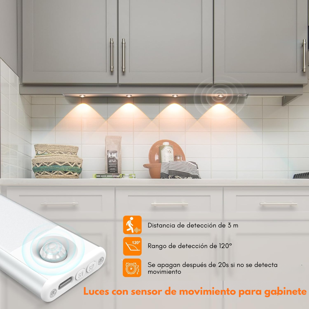 LUZ INTELIGENTE CON SENSOR – Iluminación práctica y automática para tu hogar