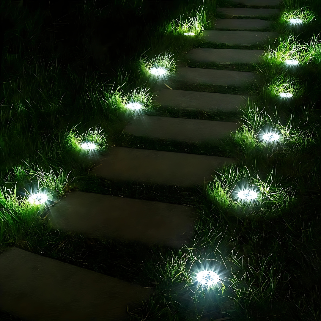 LÁMPARA SOLAR JARDÍN – Ilumina tus espacios exteriores con elegancia y energía solar