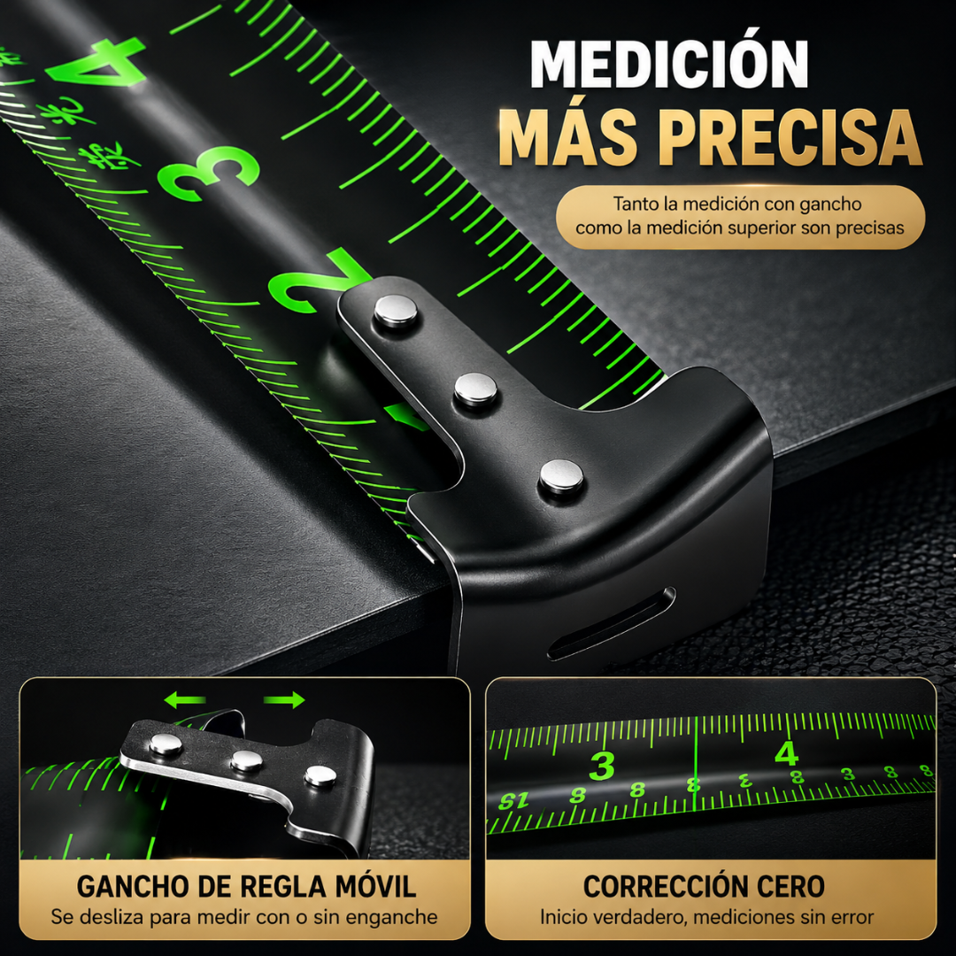 METRO RETRÁCTIL 7.5M – Medición precisa, trabajo más eficiente y control total en cada proyecto