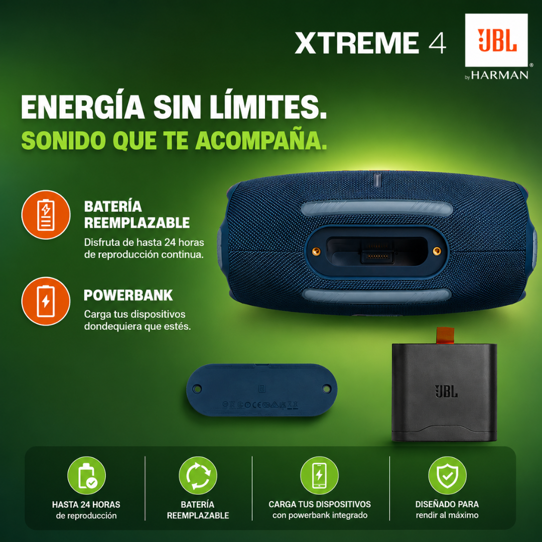 JBL XTREME 4 – Potencia para cualquier aventura