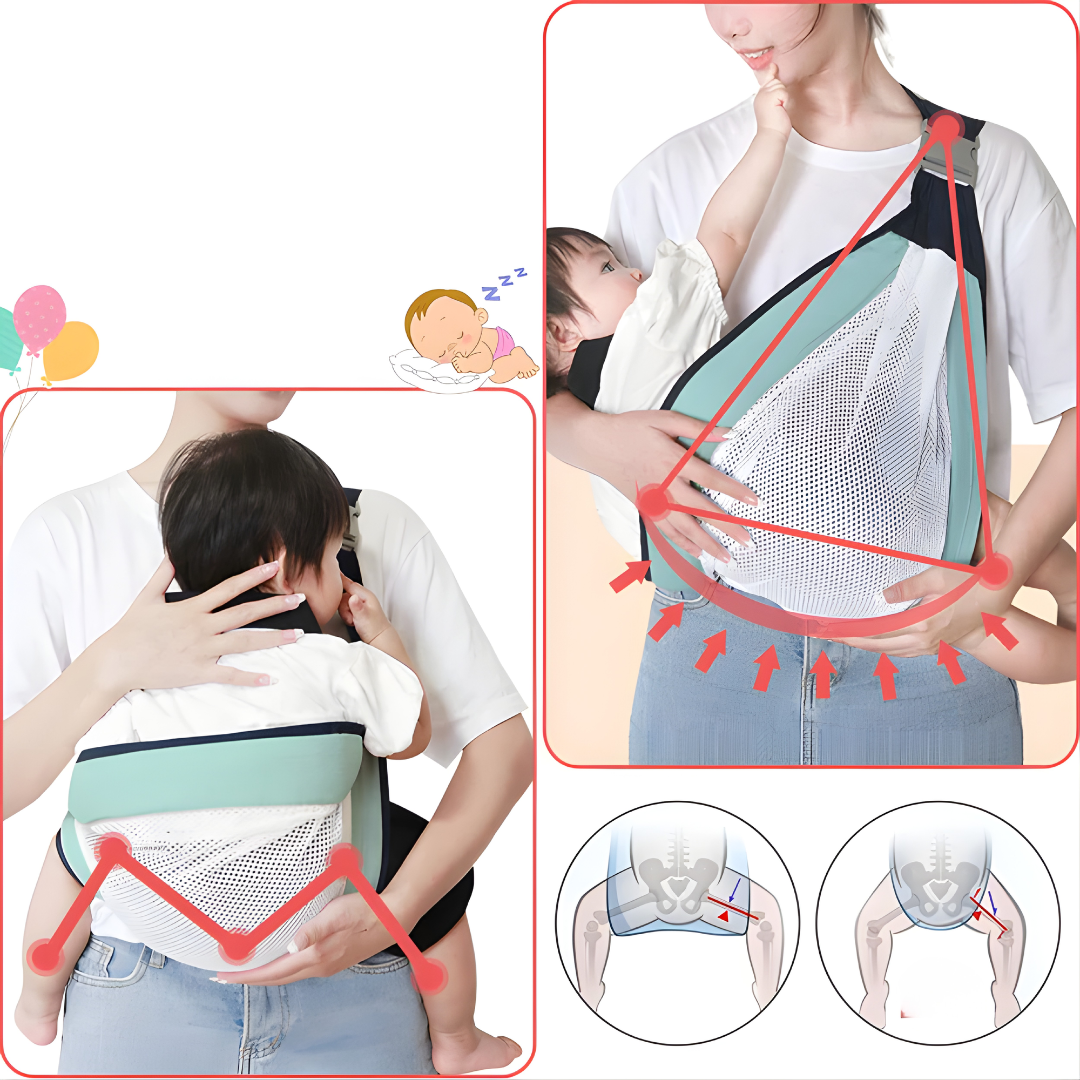 CARGADOR PARA BEBÉ – Comodidad ergonómica, cercanía segura y apoyo total para tu día a día