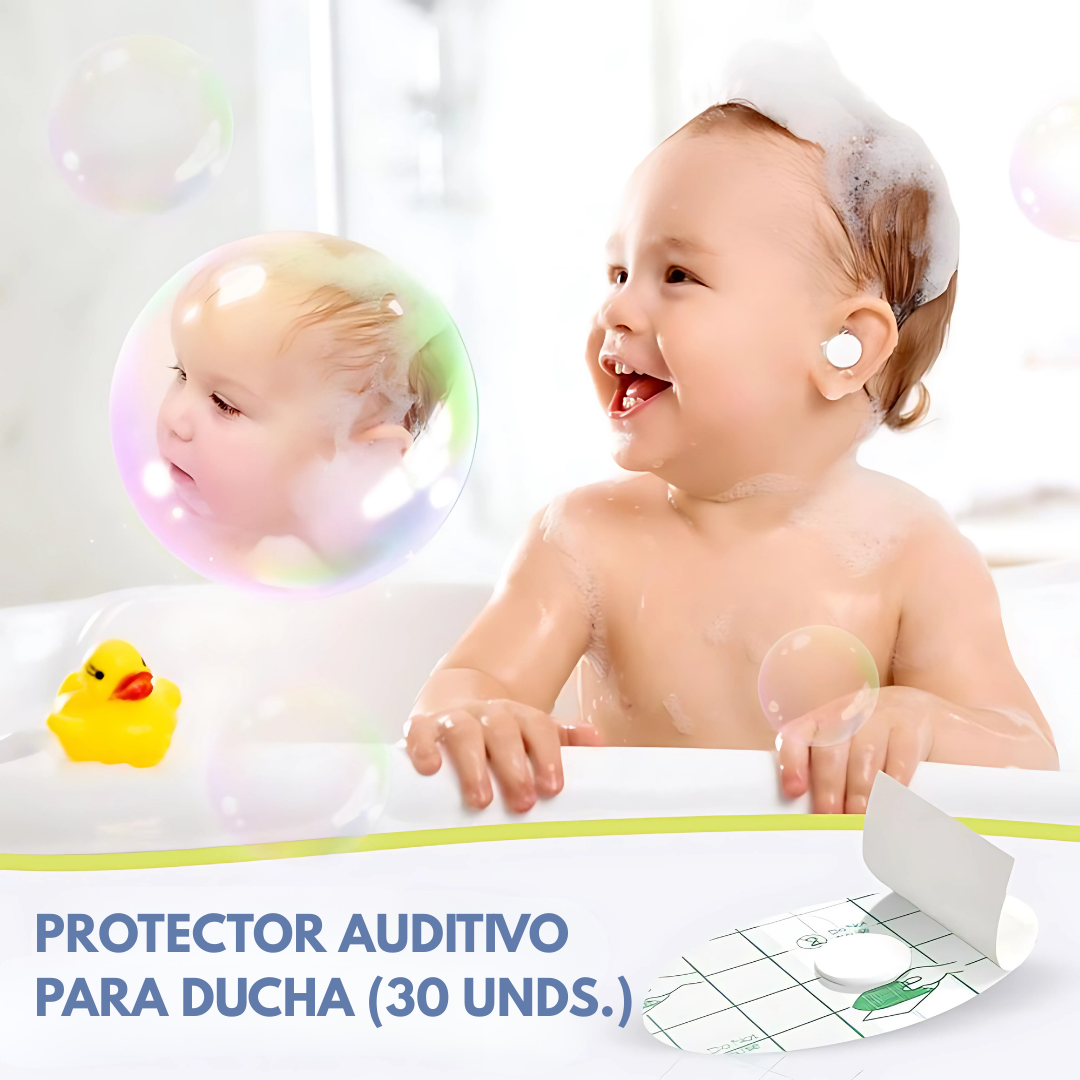 PROTECTOR AUDITIVO PARA DUCHA (30 UNDS.) – Cuida los oídos de tu bebé al bañarlo