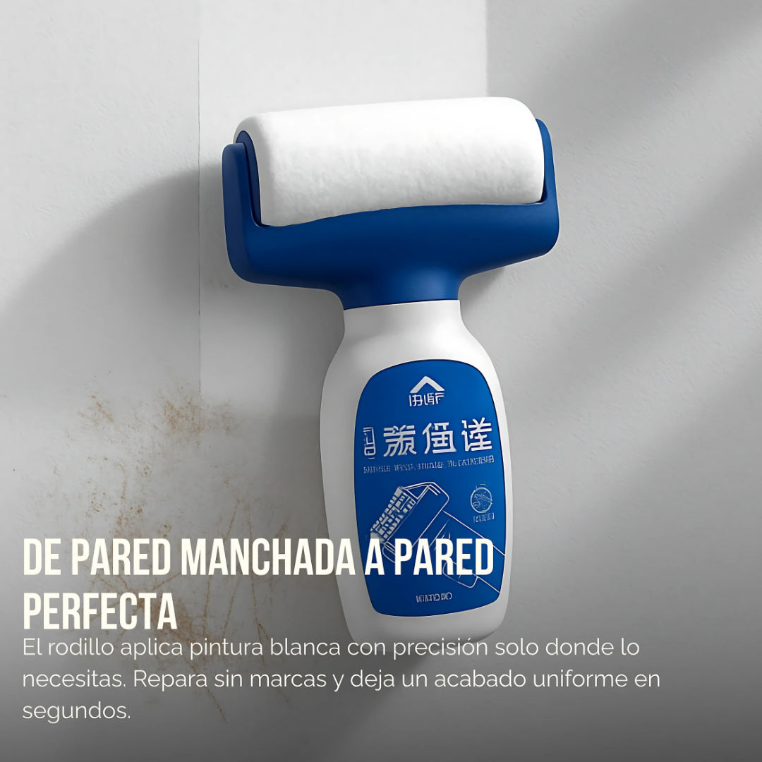 RODILLO DE PINTURA BLANCA – Reparación instantánea para tus paredes