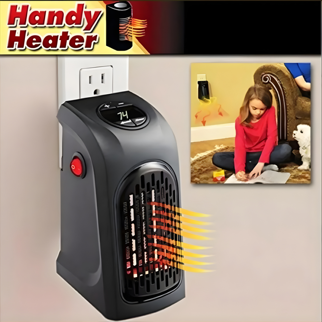 HANDY HEATER CALENTADOR DE AMBIENTE ELÉCTRICO – Calor inmediato, tamaño compacto y confort eficiente