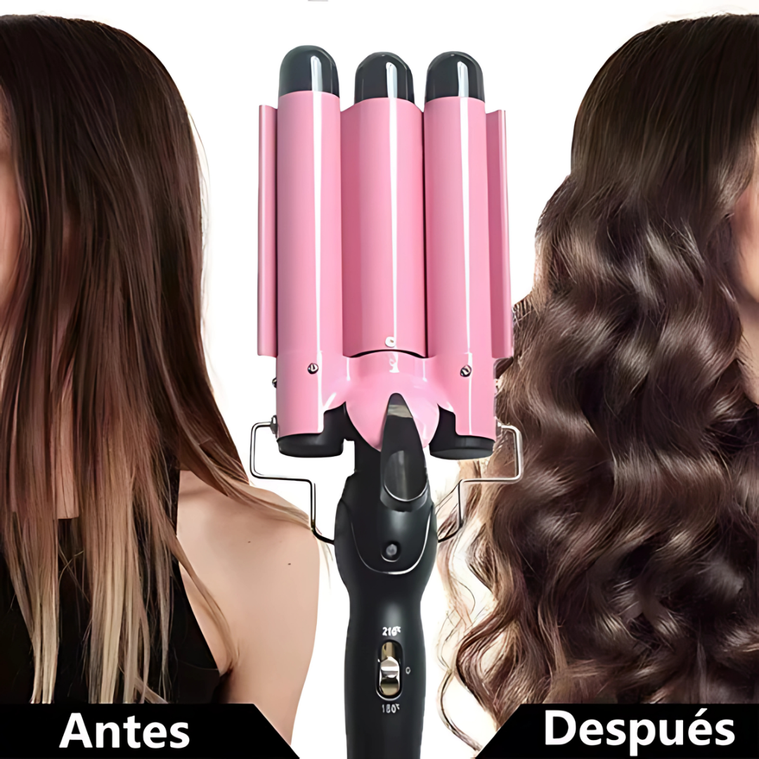 PLANCHA RIZADORA HONDAS DE SIRENA – Ondas definidas y volumen espectacular en minutos