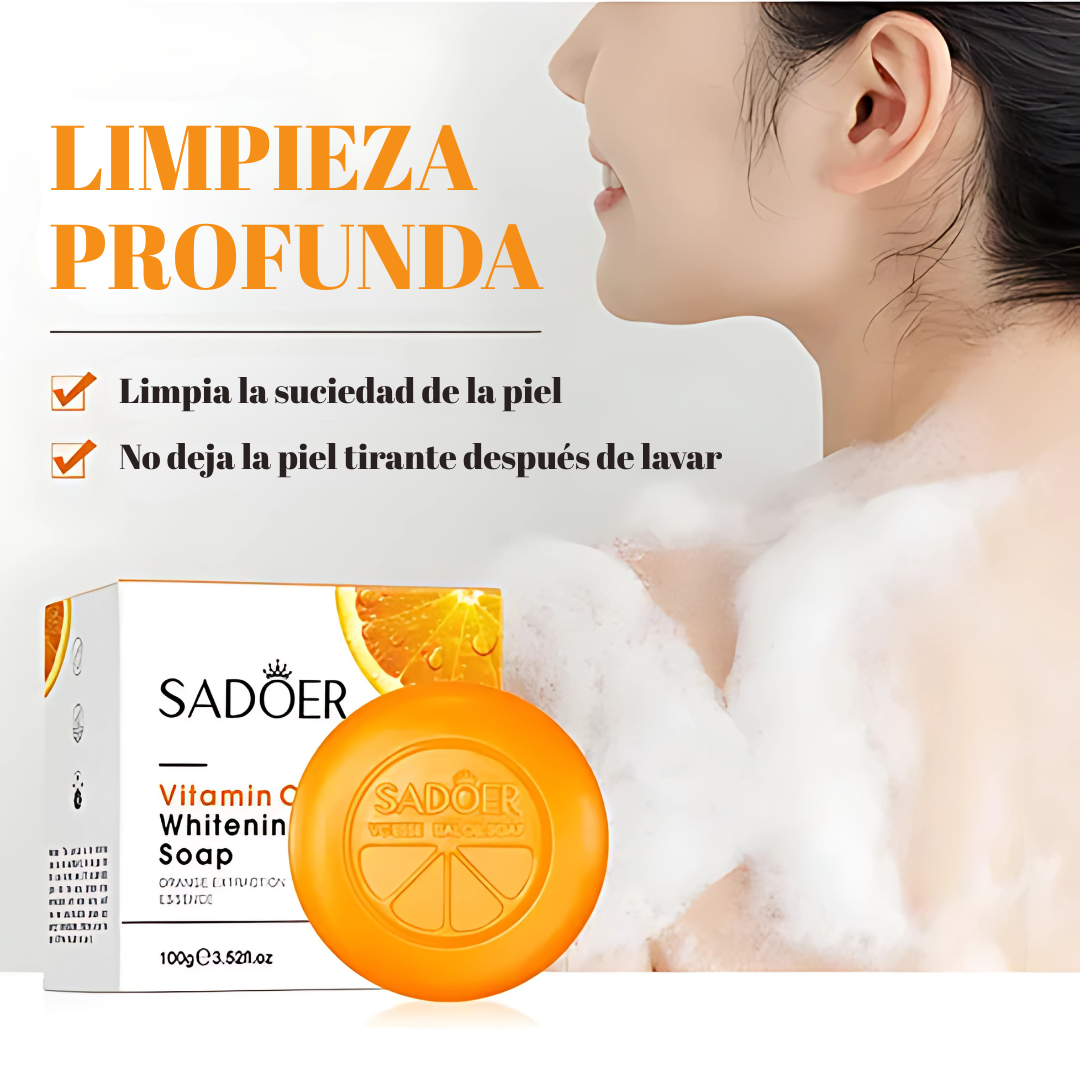 BLANQUEADOR FACIAL EN BARRA DE VITAMINA C – Luminosidad y suavidad en cada uso