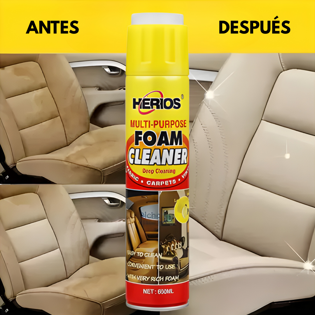 FOAM CLEANER LIMPIADOR MULTIUSOS 650ML (EL ORIGINAL) – Limpieza profunda automotriz, espuma activa y acabado profesional