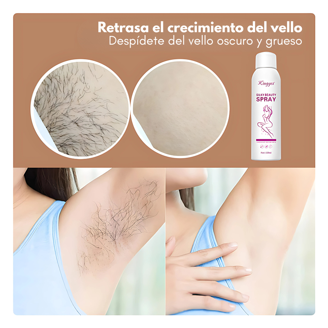 SPRAY DEPILADOR – Piel suave, sin vello y sin dolor en minutos