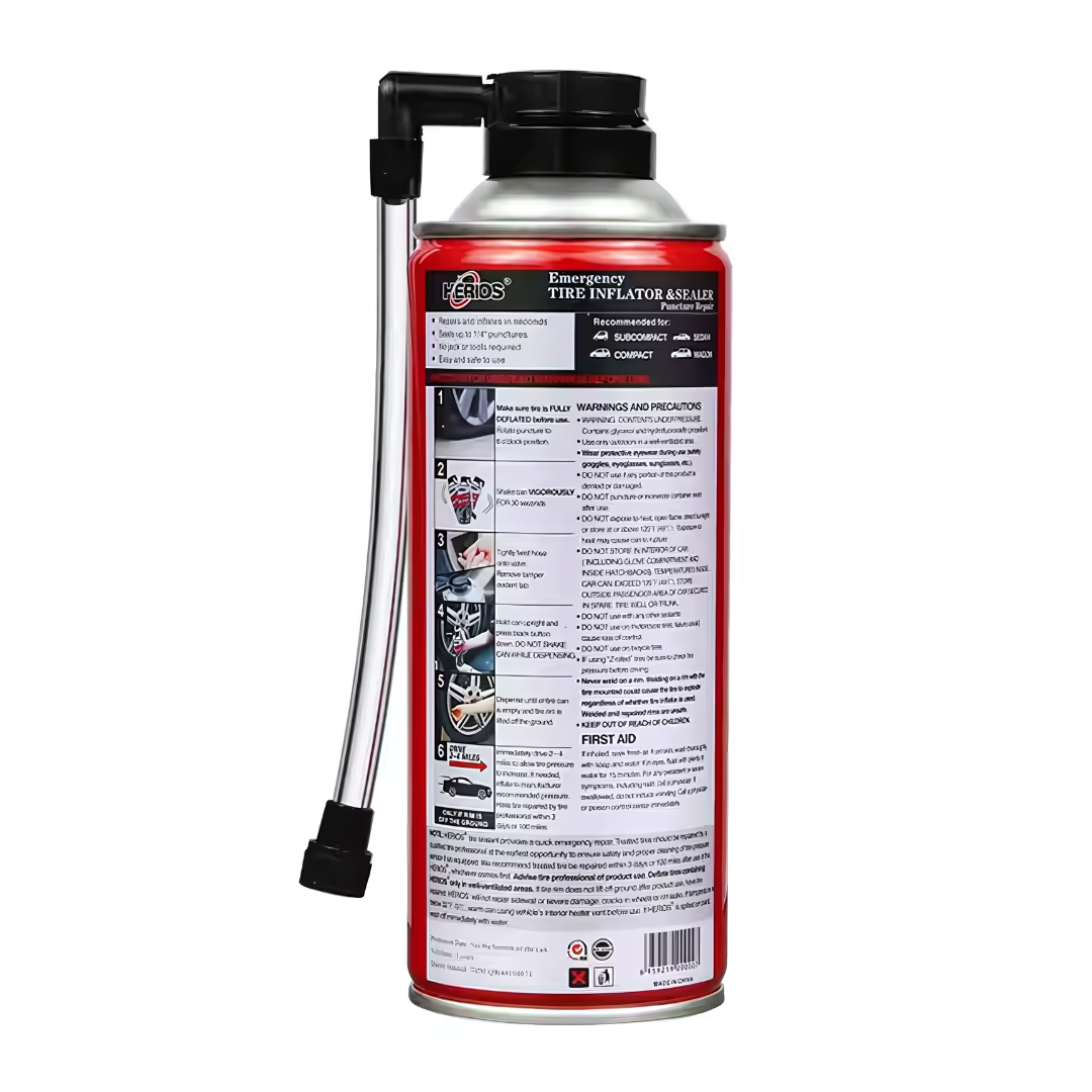 SPRAY PARA PINCHAZOS – Repara tu llanta en minutos, sin herramientas ni esfuerzo