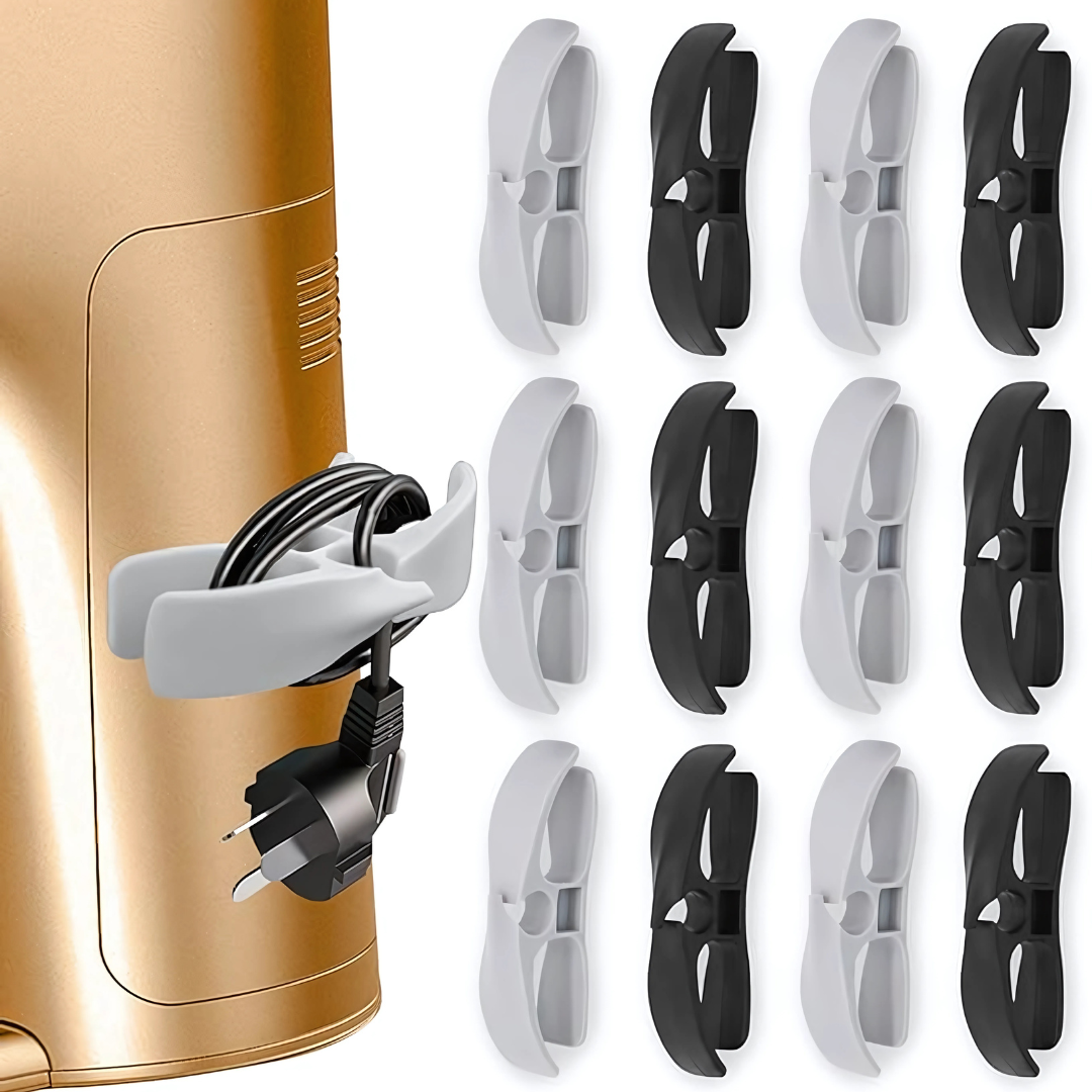 ORGANIZADOR DE CABLES PACK X6 – Dile adiós al enredo y al desorden en tu cocina
