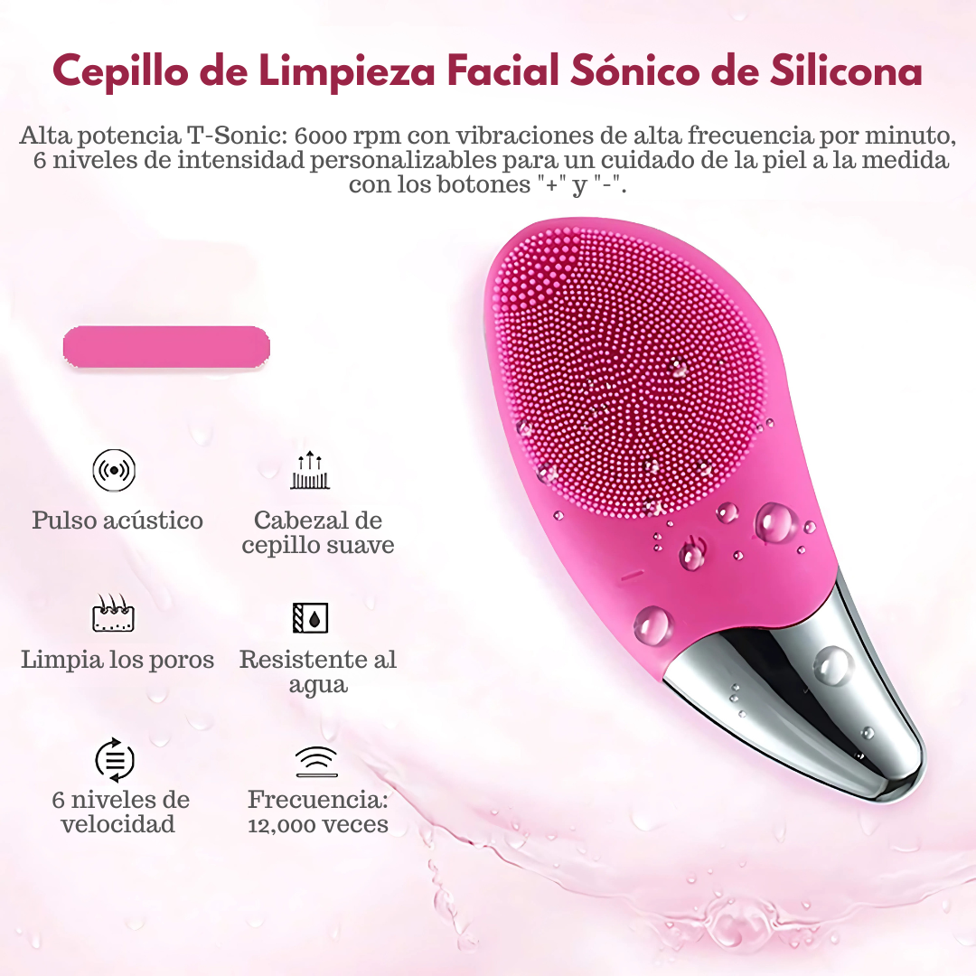 LIMPIADOR FACIAL SÓNICO 19446-33 – Limpieza profunda sin maltratar tu piel