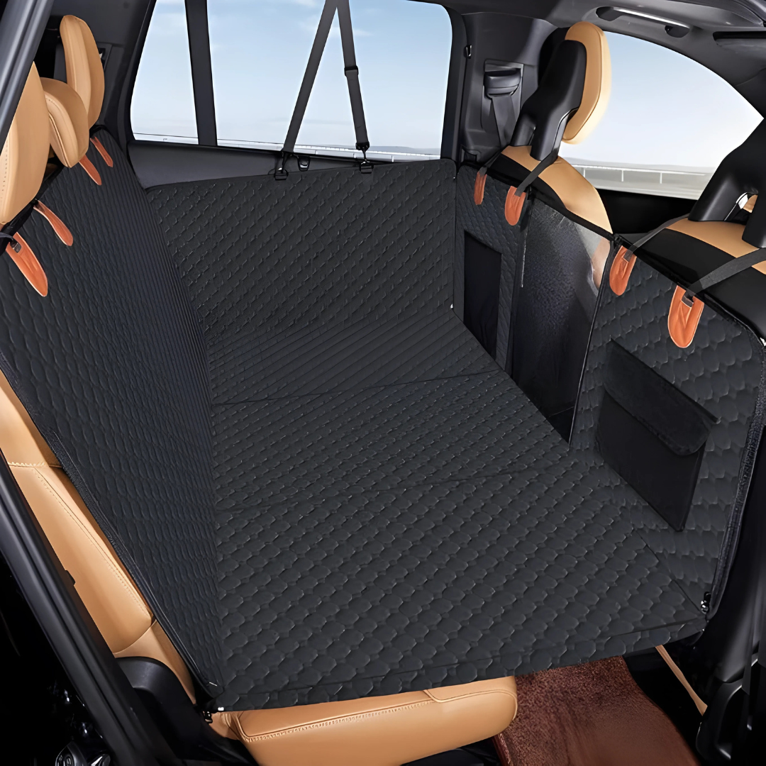 CAPA PROTECTOR DE AUTO – Viajes cómodos y seguros con tu mascota