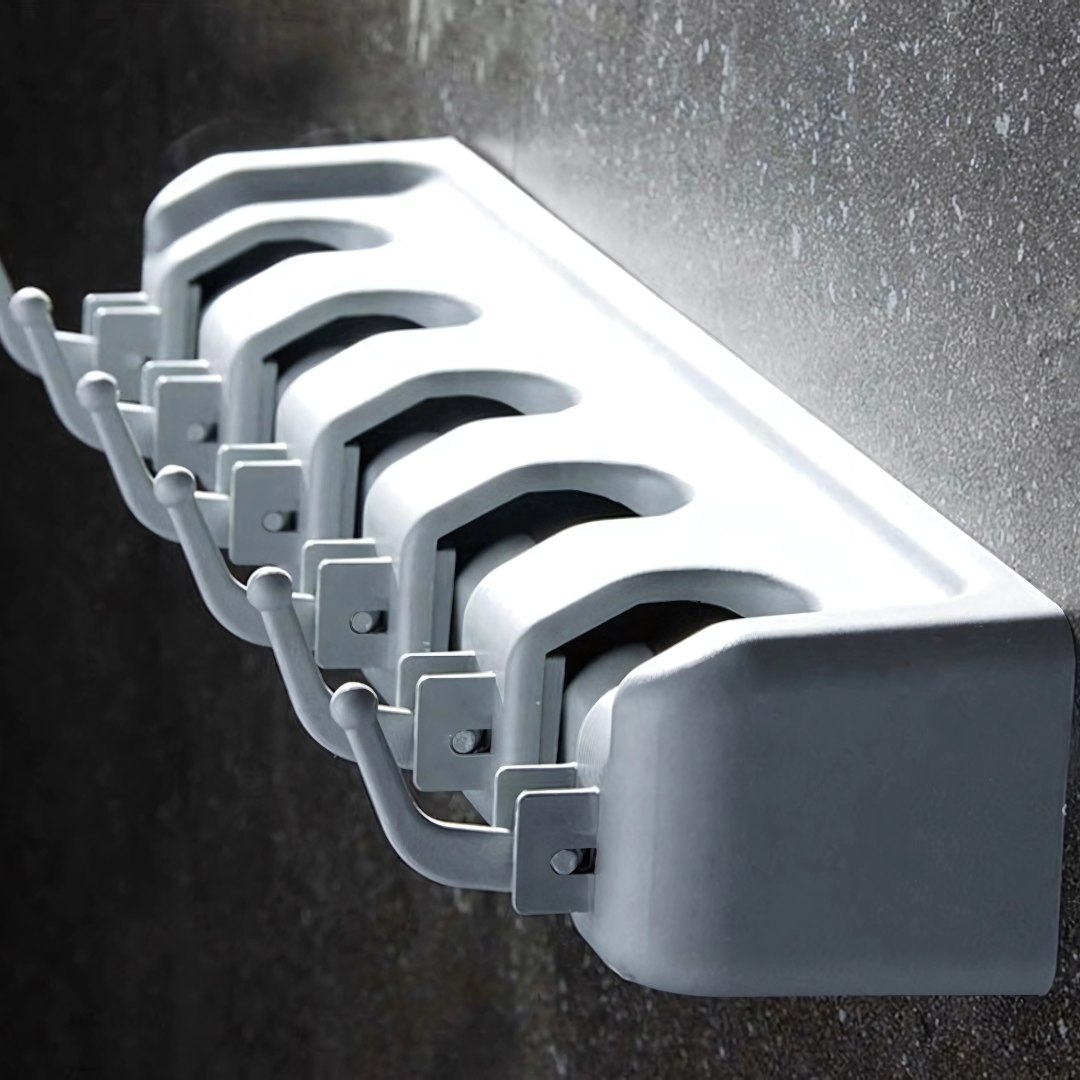 SOPORTE PARA ORGANIZAR UTENSILIOS DE LIMPIEZA – Mantén todo en su lugar con facilidad