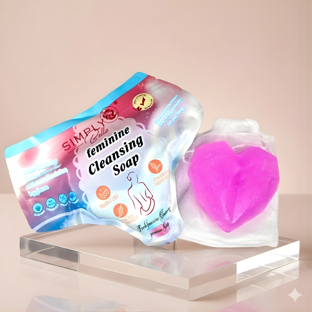 JABÓN ÍNTIMO FEMENINO SIMPLY BELLA CORAZÓN ROSA – Limpieza suave, frescura diaria y cuidado delicado para tu zona íntima