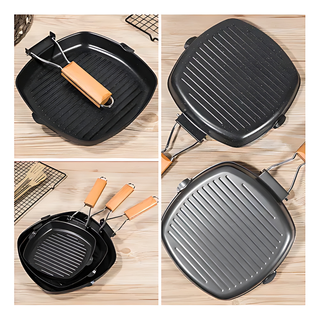 GRILL NON STICK – Cocina fácil, sin grasa y sin que nada se pegue