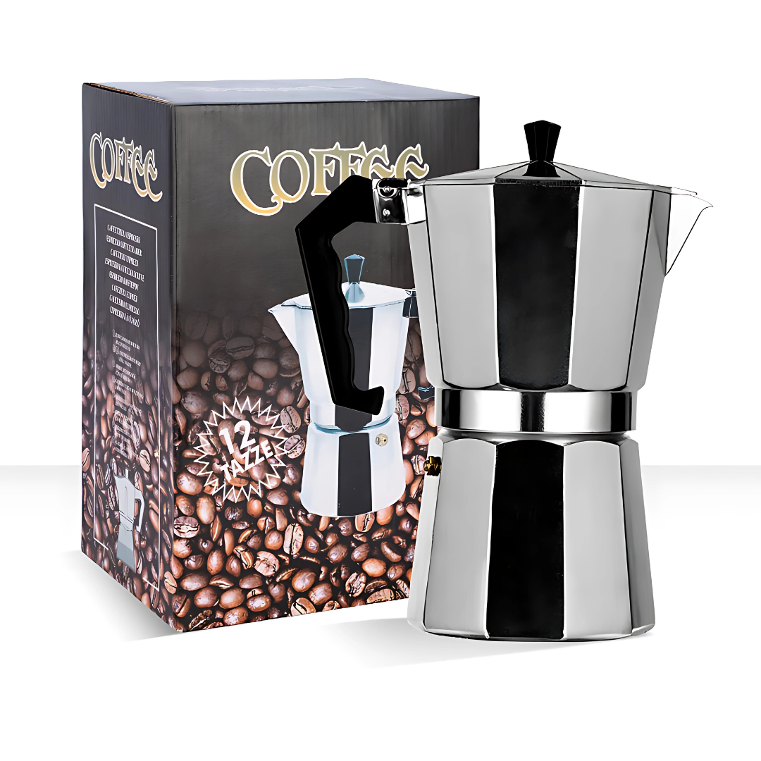 CAFETERA MOKA DE 10OZ – Café intenso al estilo tradicional