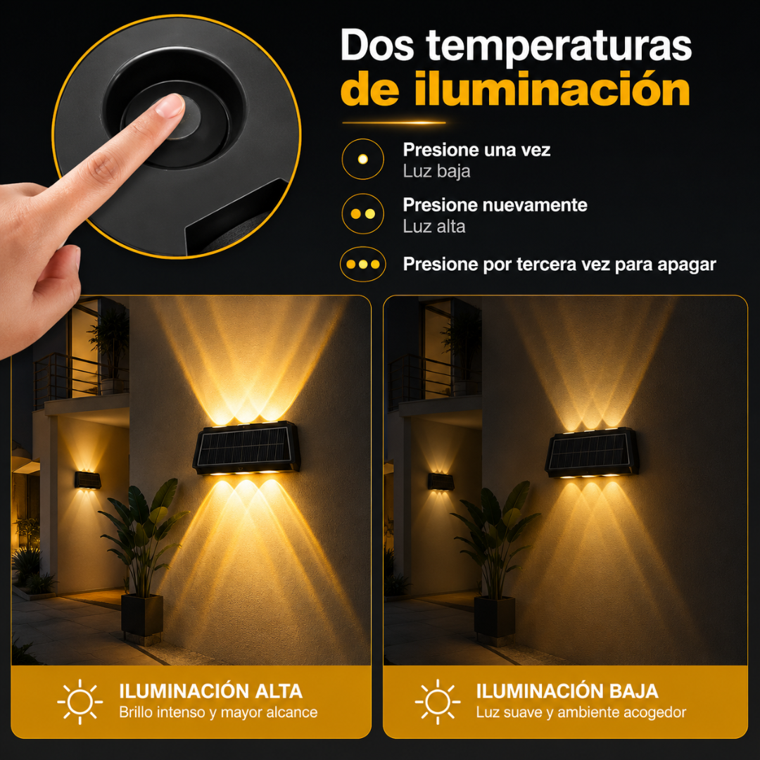 LÁMPARA SOLAR DECORATIVA (PACK X4) – Ilumina y transforma exteriores