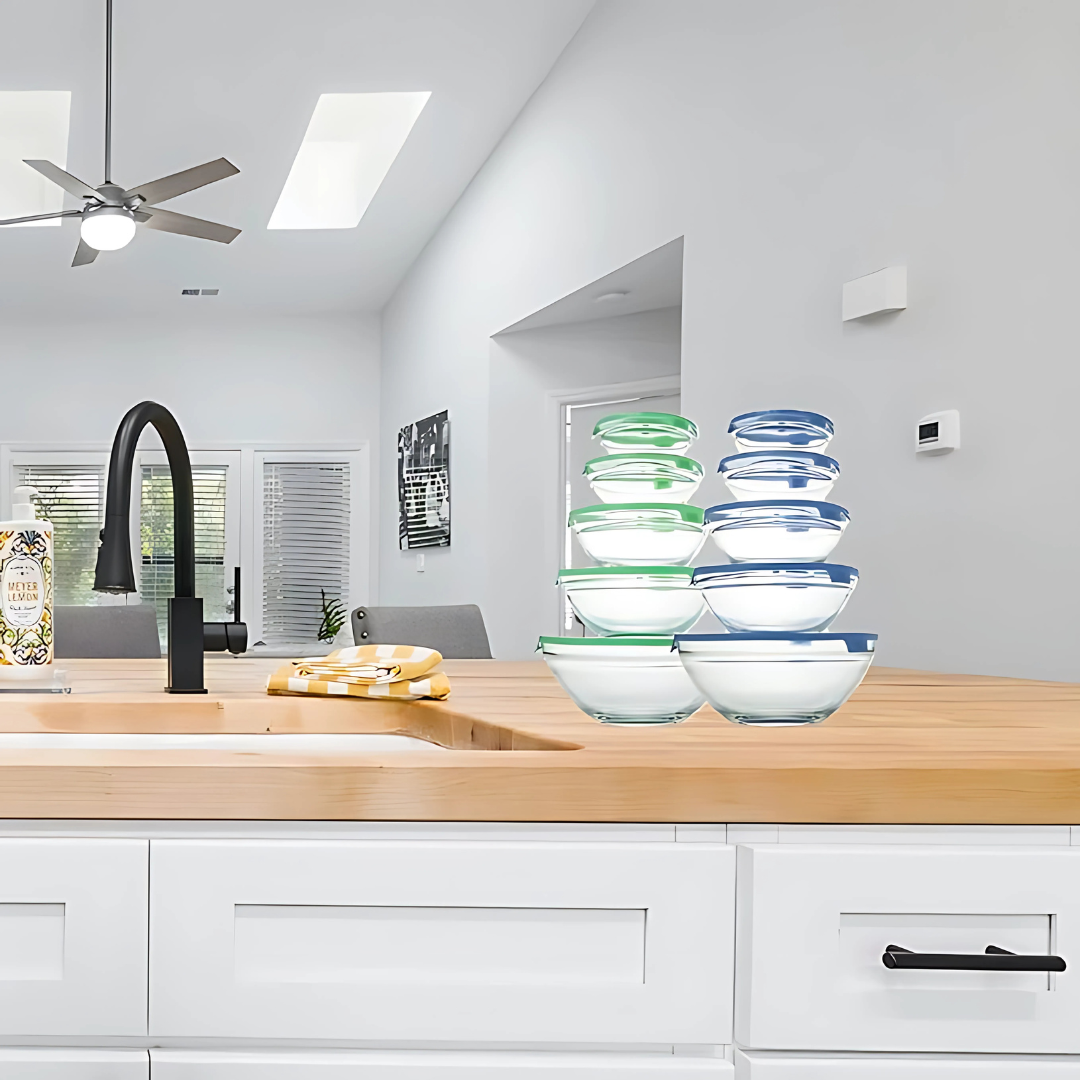 JUEGO DE 5 TAZONES PARA COCINA – Organiza, guarda y sirve con estilo