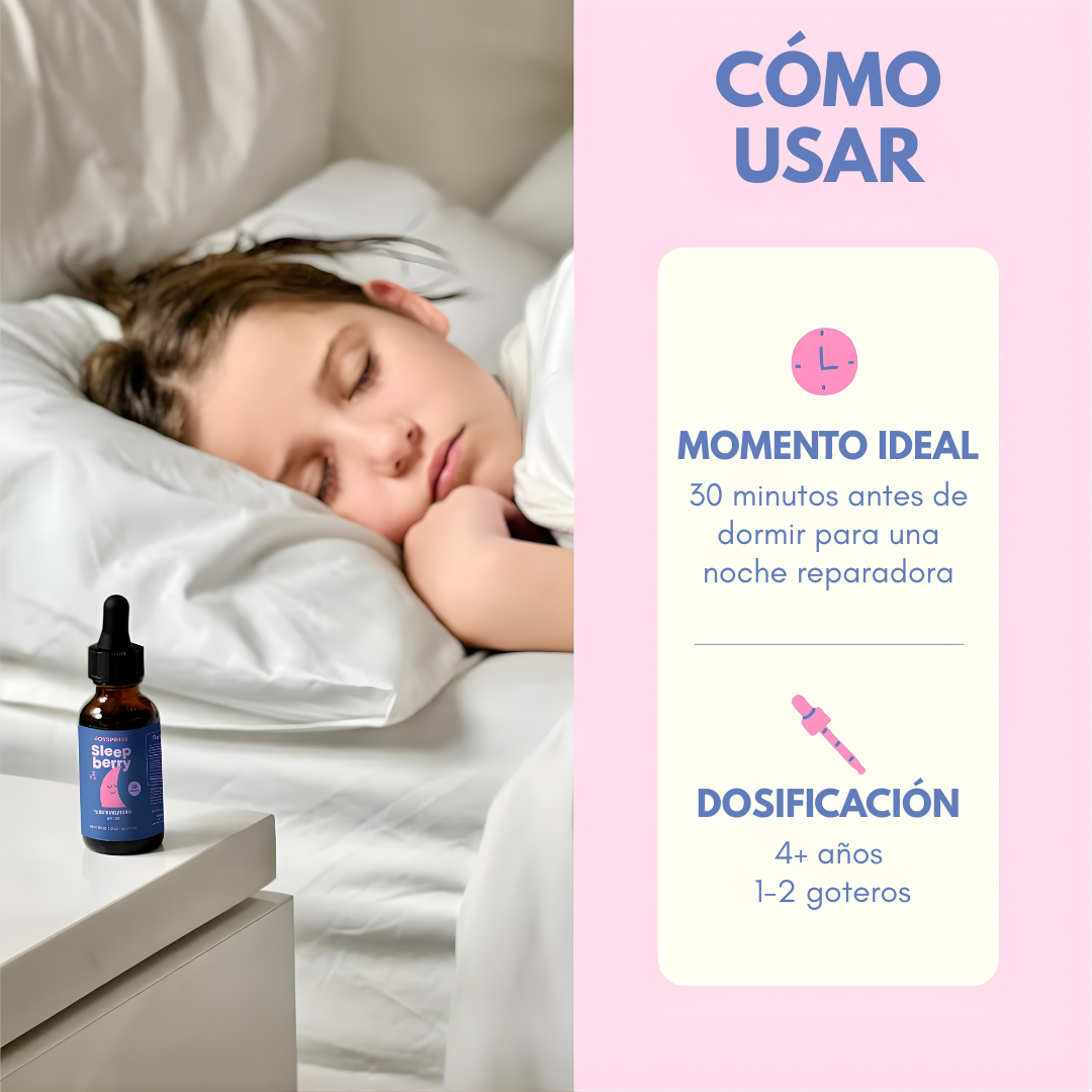 SLEEP BERRY – Descanso tranquilo, rutina nocturna y bienestar para los más pequeños