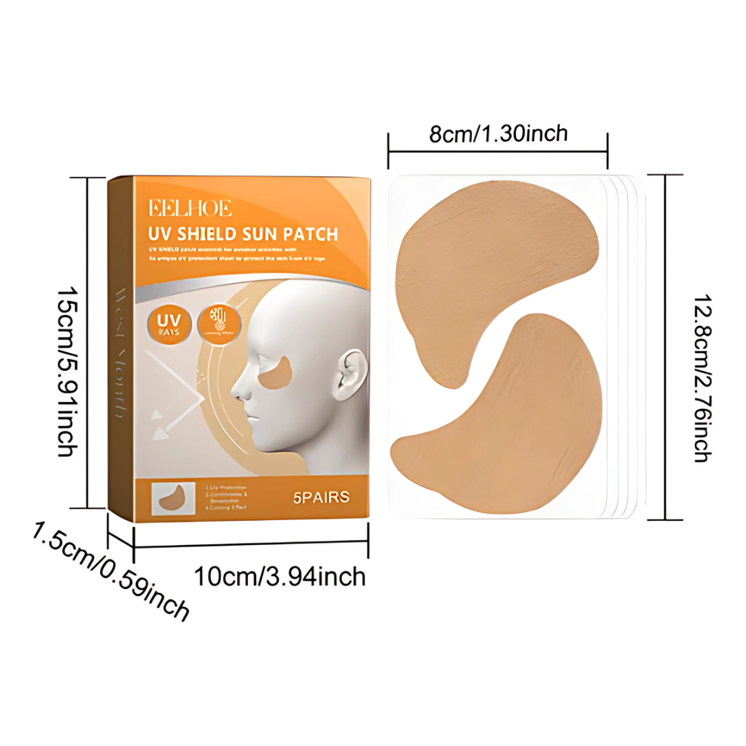PARCHES UV PARA OJOS – 5 PARES – Protección solar invisible para tu mirada