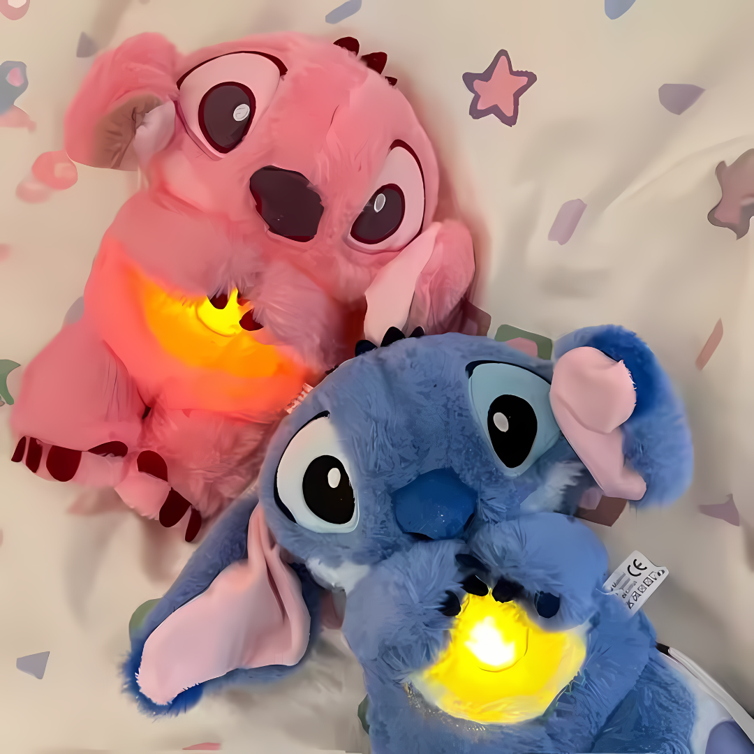 PELUCHE STITCH RELAX – Respiración guiada para dormir mejor y relajarte