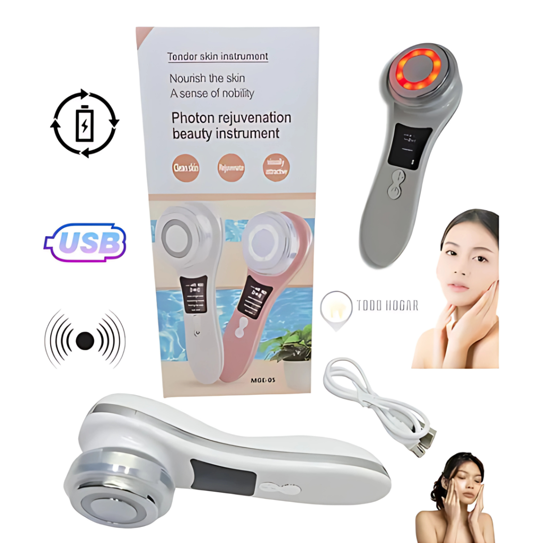MASAJEADOR ULTRASONICO – Rejuvenecimiento facial desde casa