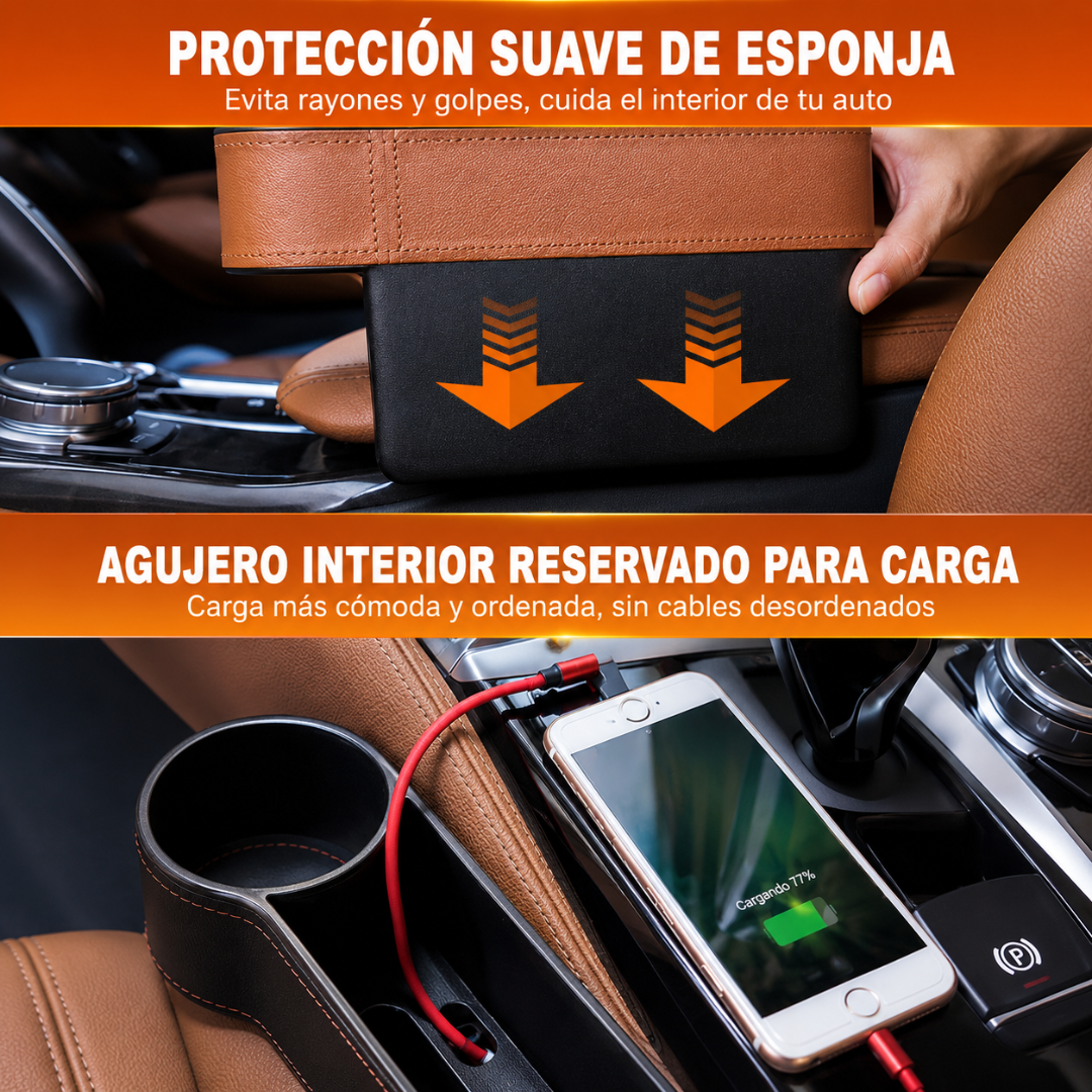 SET ORGANIZADOR DE AUTO – Mantén tu vehículo limpio, práctico y sin desorden