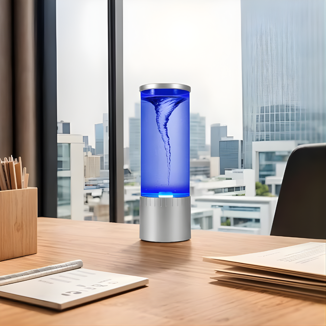 VORTEX LAMP – Iluminación hipnótica, atmósfera relajante y decoración que cautiva