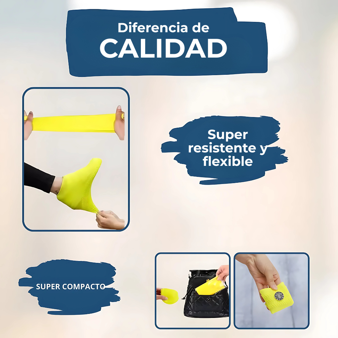 Cobertor de Zapatos para Lluvia (Pack de 3 pares)