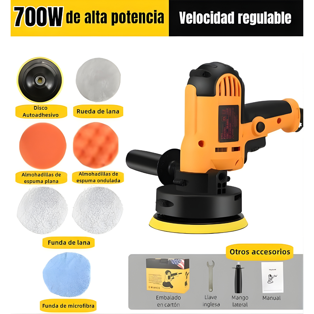 PULIDORA DE BRILLO – Acabado profesional, control total y brillo uniforme en cada superficie
