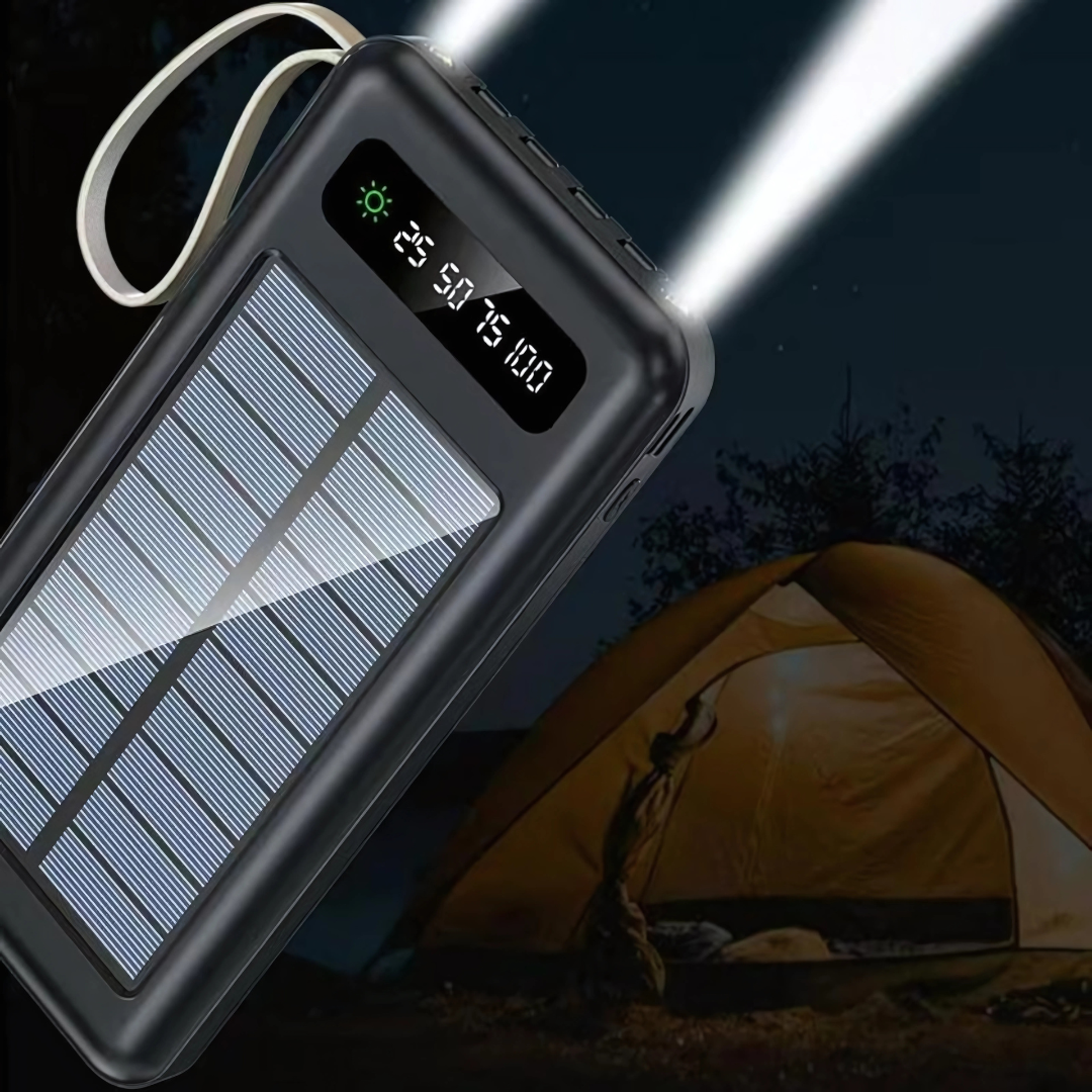 POWER BANK CARGA SOLAR 10000 – Energía portátil donde la necesites