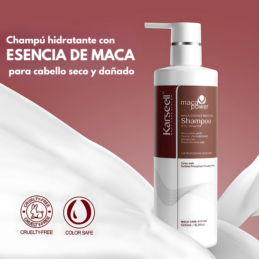 SHAMPOO KARSSELL 800ML – Nutrición intensa para un cabello fuerte y sedoso