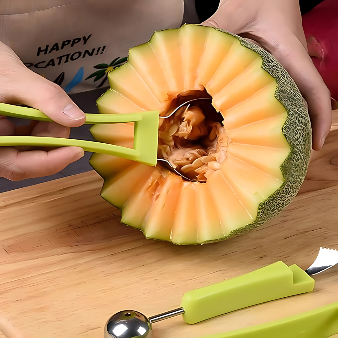 SET DE CORTADORES PARA FRUTAS – Corta, decora y disfruta tus frutas como un profesional