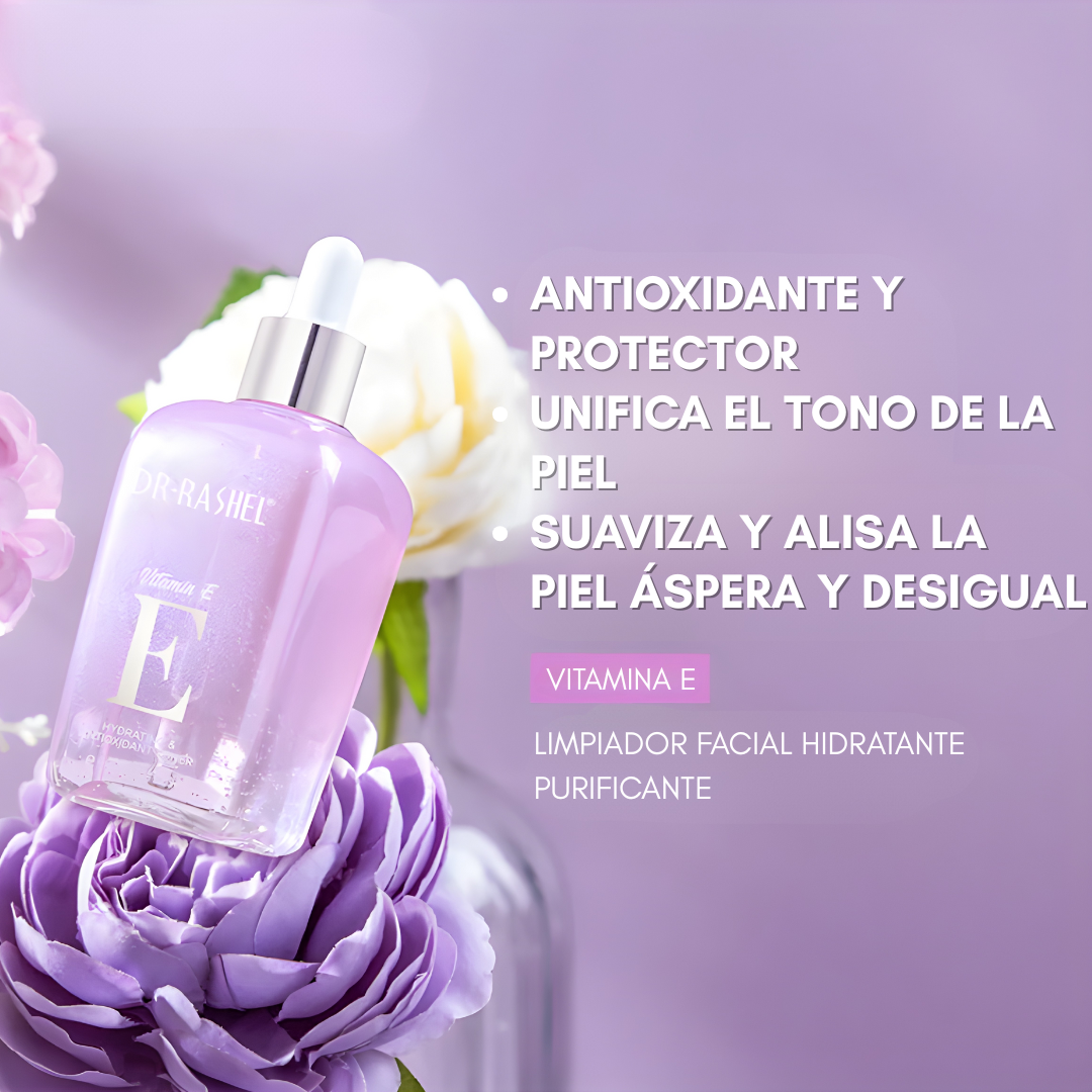 KIT COMPLETO DR-RASHELL VITAMINA E HYDRATING AND RESTORING – Hidratación intensa, reparación profunda y suavidad duradera para tu piel todos los días